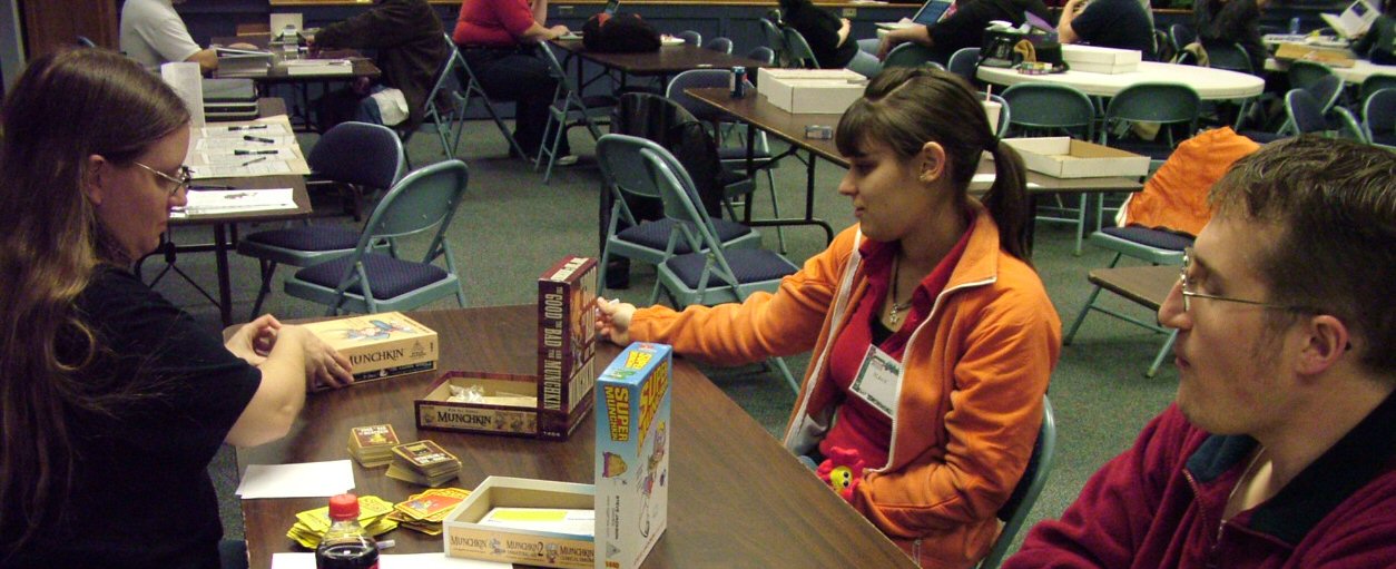 Erica running Munchkins on Saturday